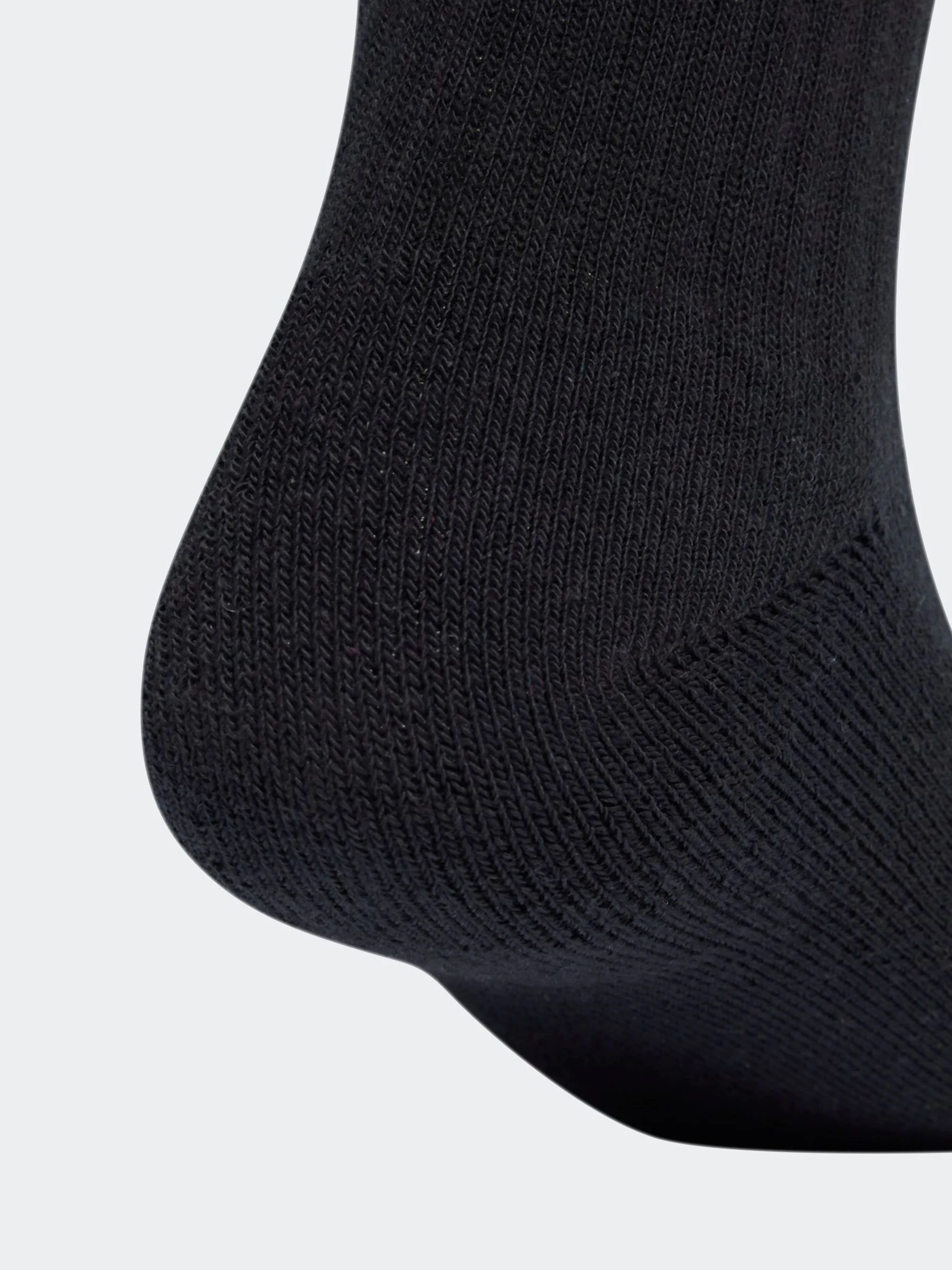 Zwart - Adidas Linear Crew Socks Cushioned Socks 6 Pack