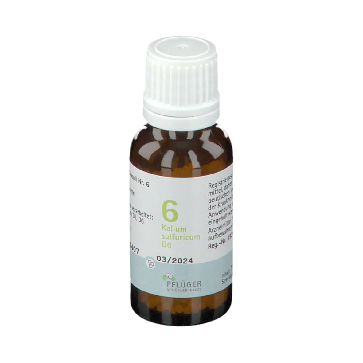 BIOCHEMIE PFLÜGER® Nr. 6 Kalium sulfuricum D 6