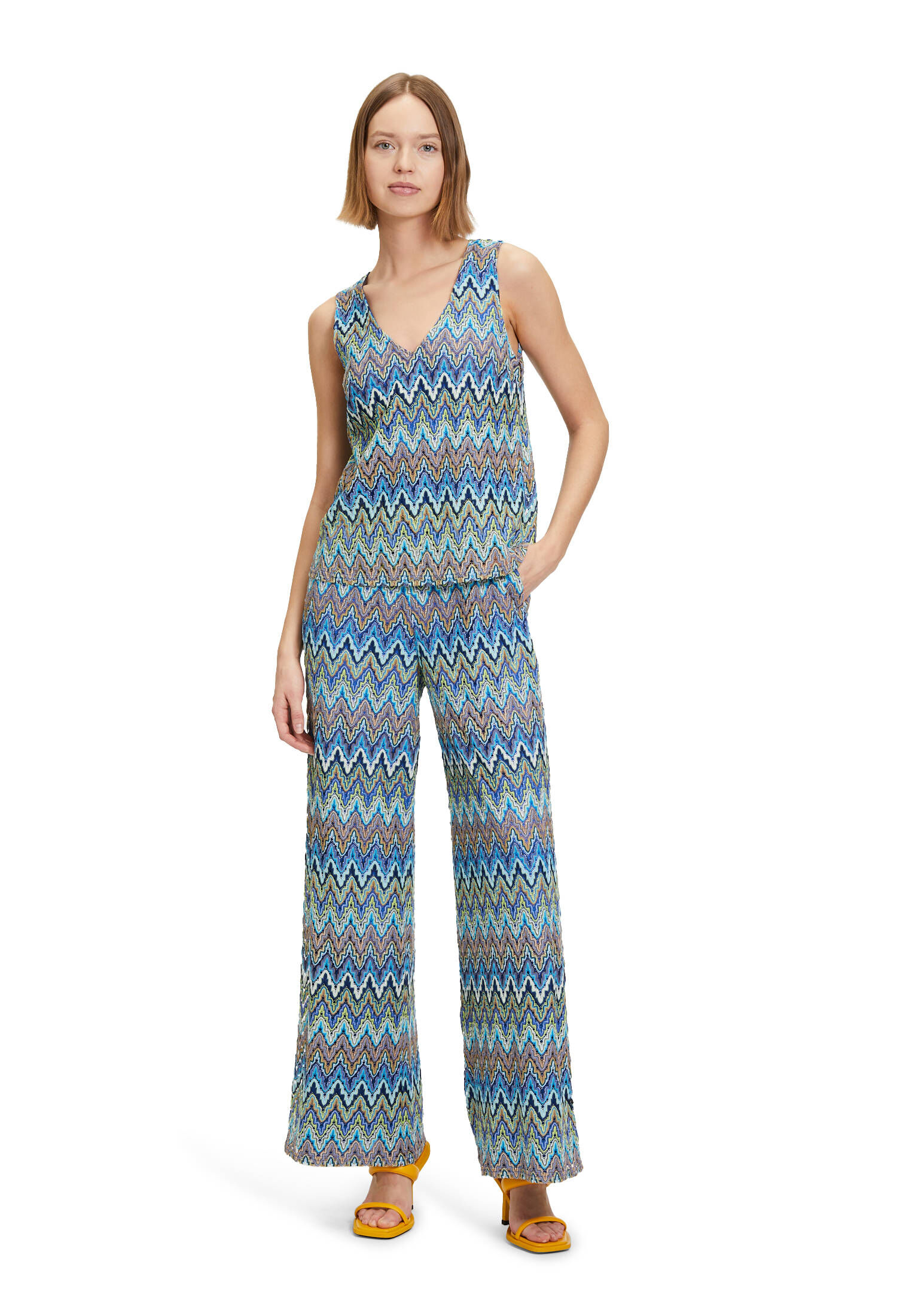 Vera Mont| Damen Jumpsuit mit V-Ausschnitt