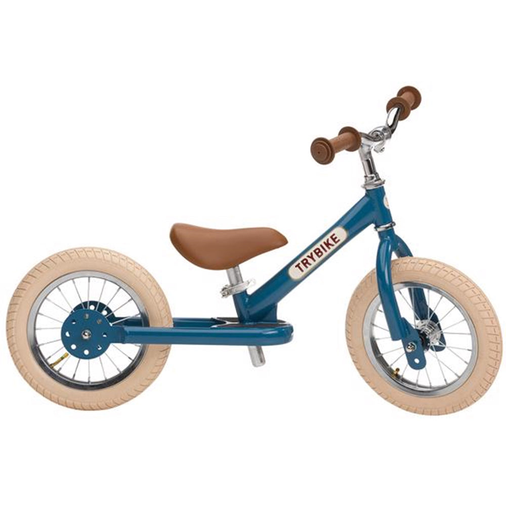 Køb Trybike Løbecykel 2 Hjul Vintage Blue