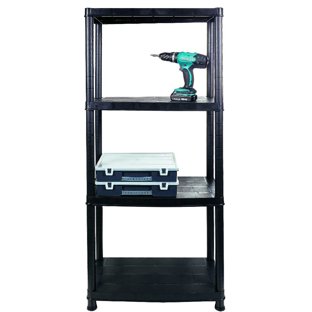 Etagère noire 4 niveaux