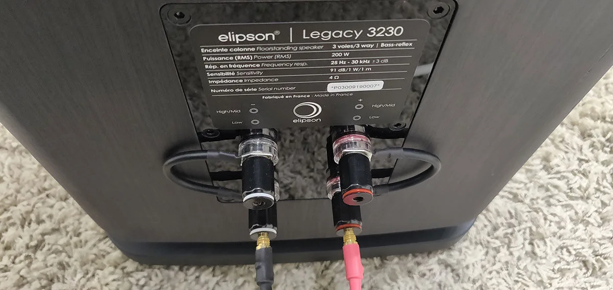Elipson Legacy 3230 Chêne anthracite (la paire) Enceintes colonne