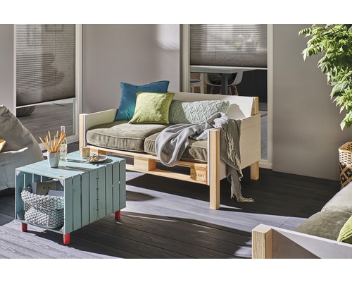 Buildify houten fruitkist, middelgroot, onbehandeld, 44x28x33 cm