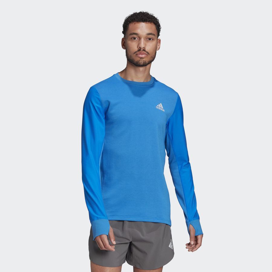adidas Haut Running Fast Reflective - Bleu/Argenté