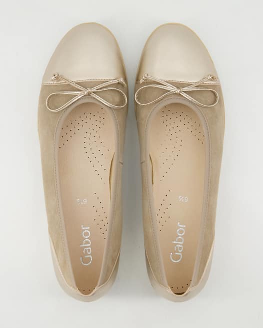 Gabor 64.100.12 Ballerinas in Beige