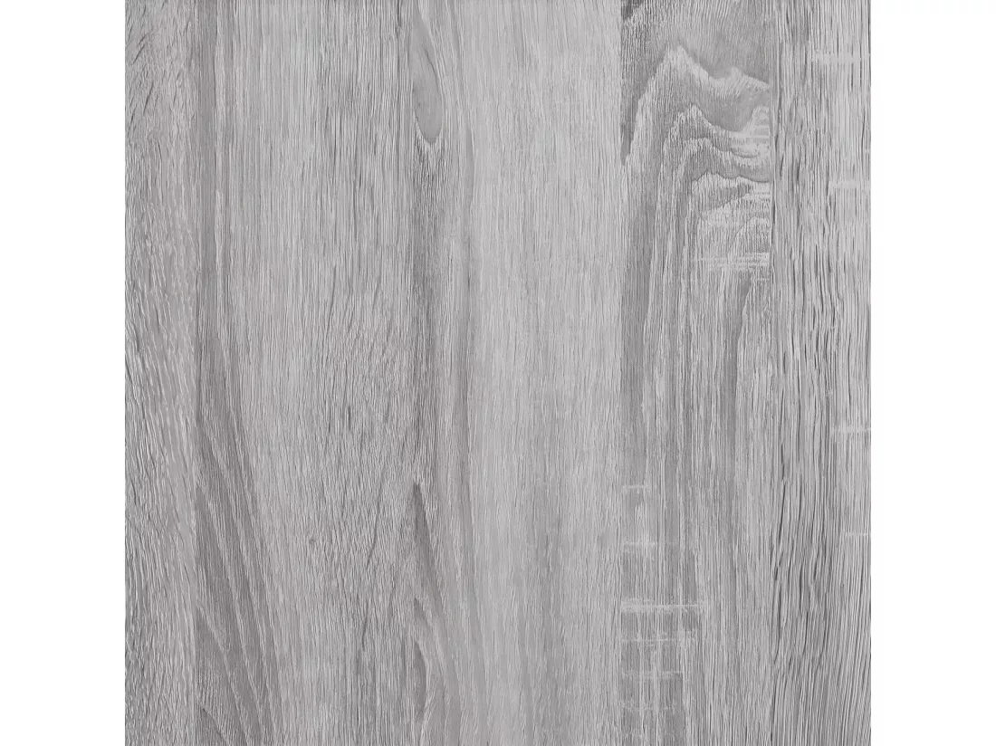 Bibliothèque avec portes sonoma gris 76,5x30x154,5 cm
