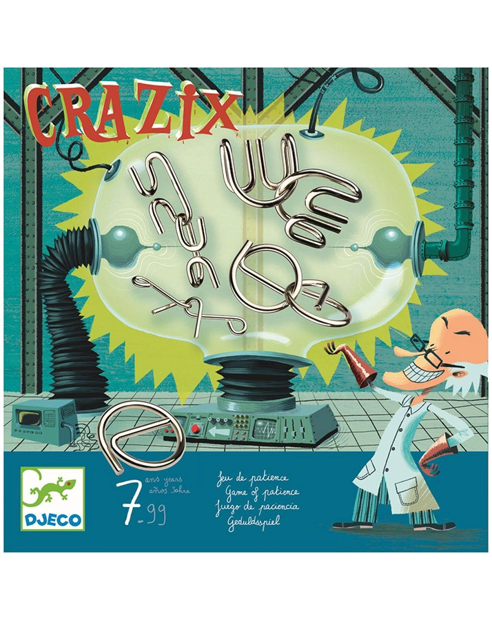 Knobelspiel CRAZIX in bunt
