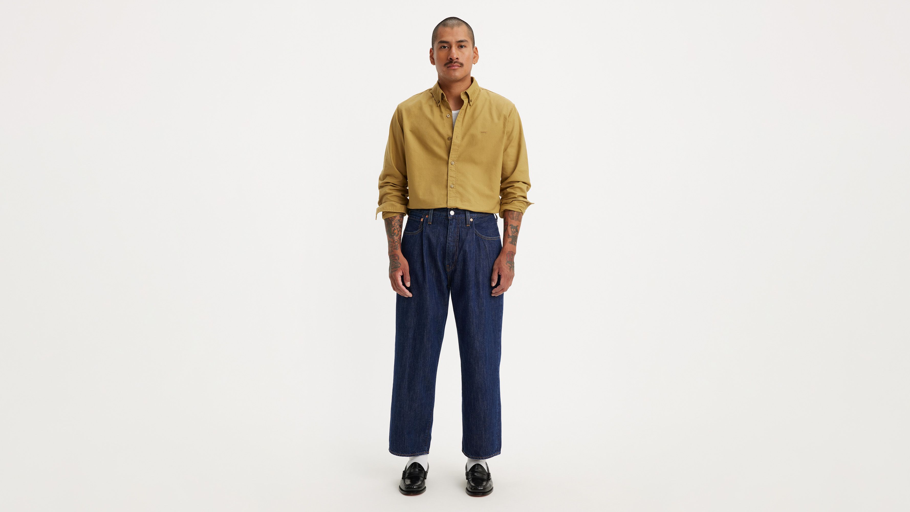 Pantalon crop à pinces 568™ Stay Loose Lightweight - Big Cap Lightweight - Bleu