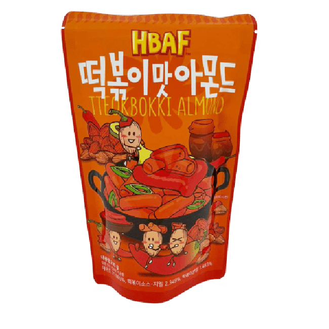 HBAF Geroosterde Amandel met Tteokbokki Smaak 210g