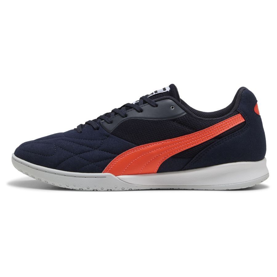 PUMA King Top IT - Bleu Marine/Glowing Red