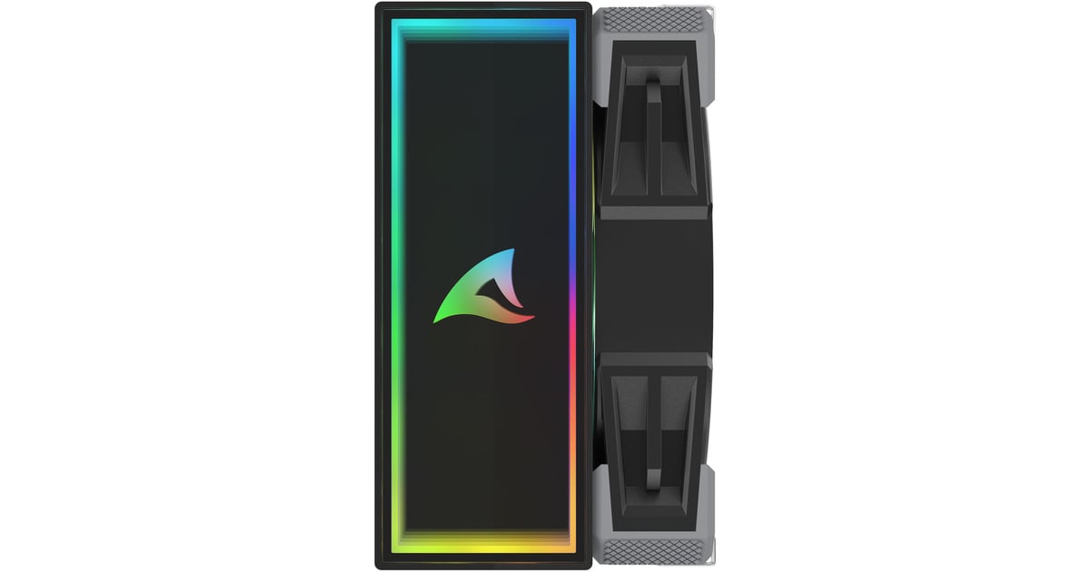 SharkoonA40 RGB CPU-koeler  (Zwart, 4-pins PWM fan-connector)