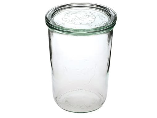 Patentglas Weck 850 ml Ø10.8x14.7 cm uden Låg Glas,20 stk/krt
