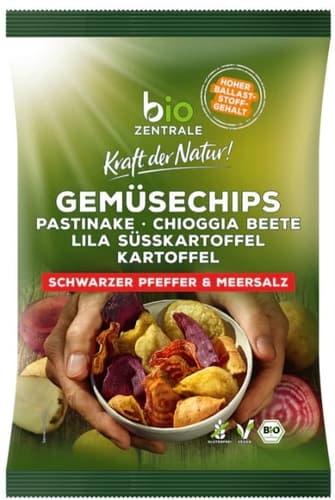 BIOZENTRALE BIO Gemüsechips Salz & Pfeffer
