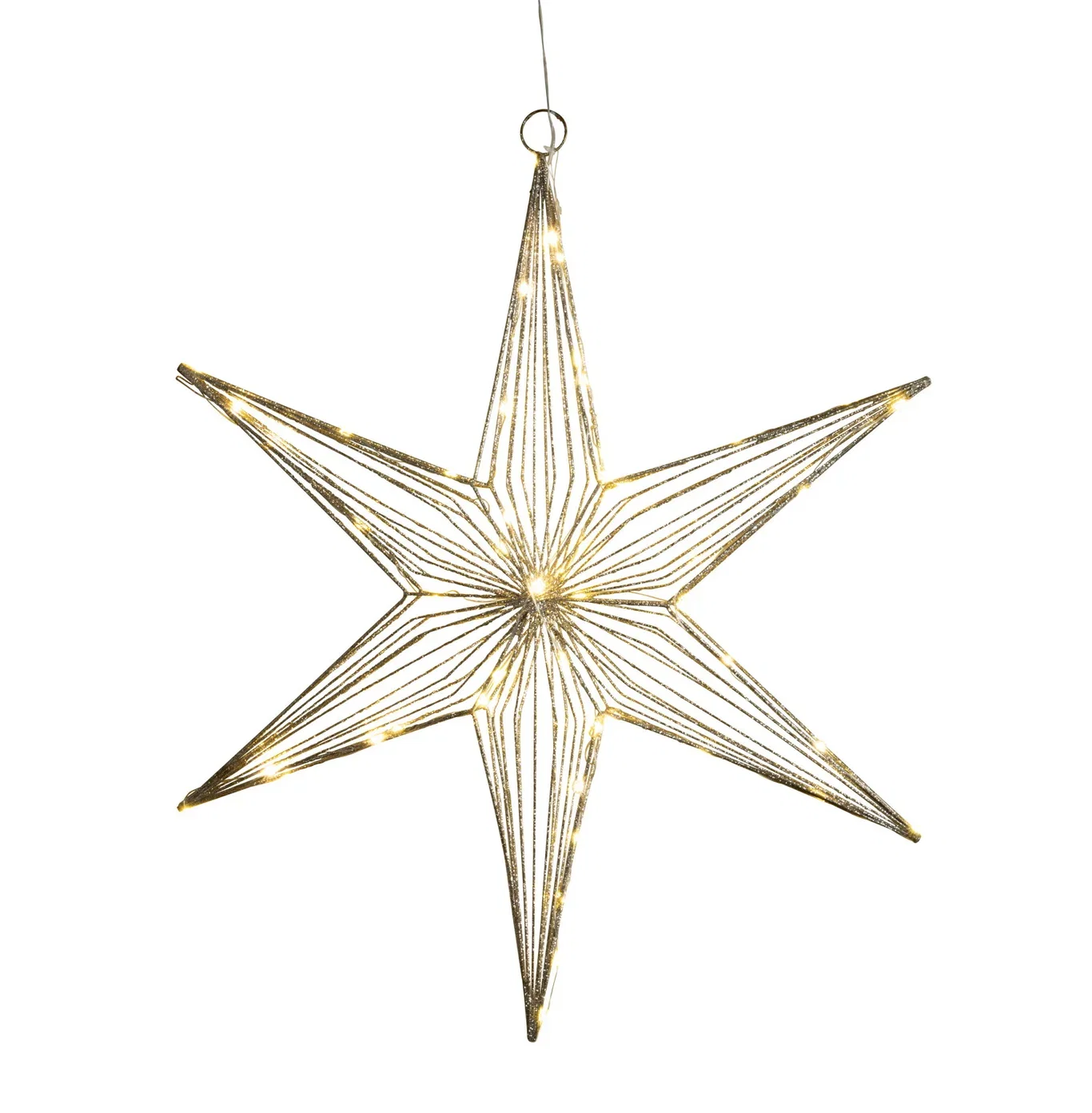 Adventsstjerne Champagne Ø30 cm