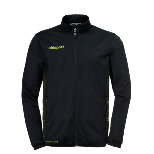 Jaqueta Score Classic Preta/Verde Fluorescente Uhlsport