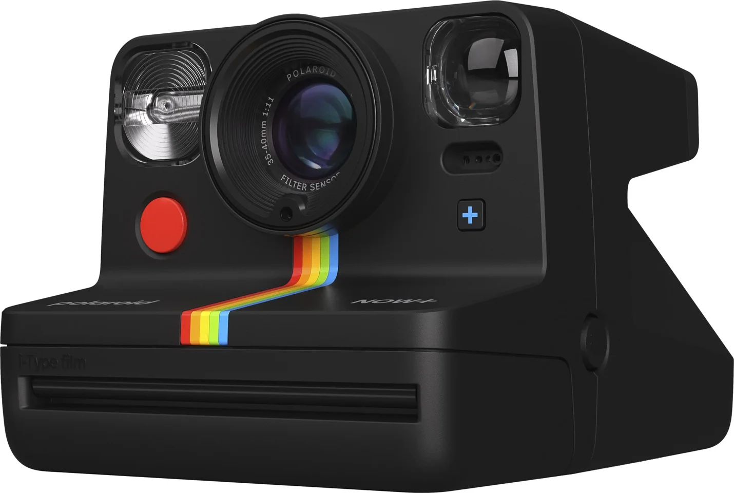Polaroid - Now + Gen 2 Camera Black + Color film I-Type 40-pack - Bundle