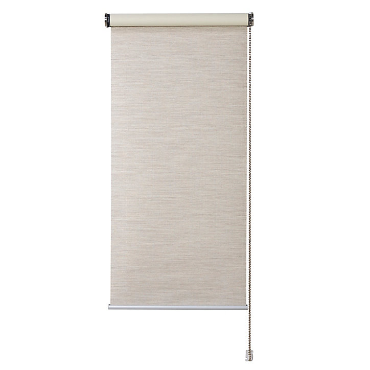 Store enrouleur occultant Colours Ilas polyester crème 45 x 180 cm