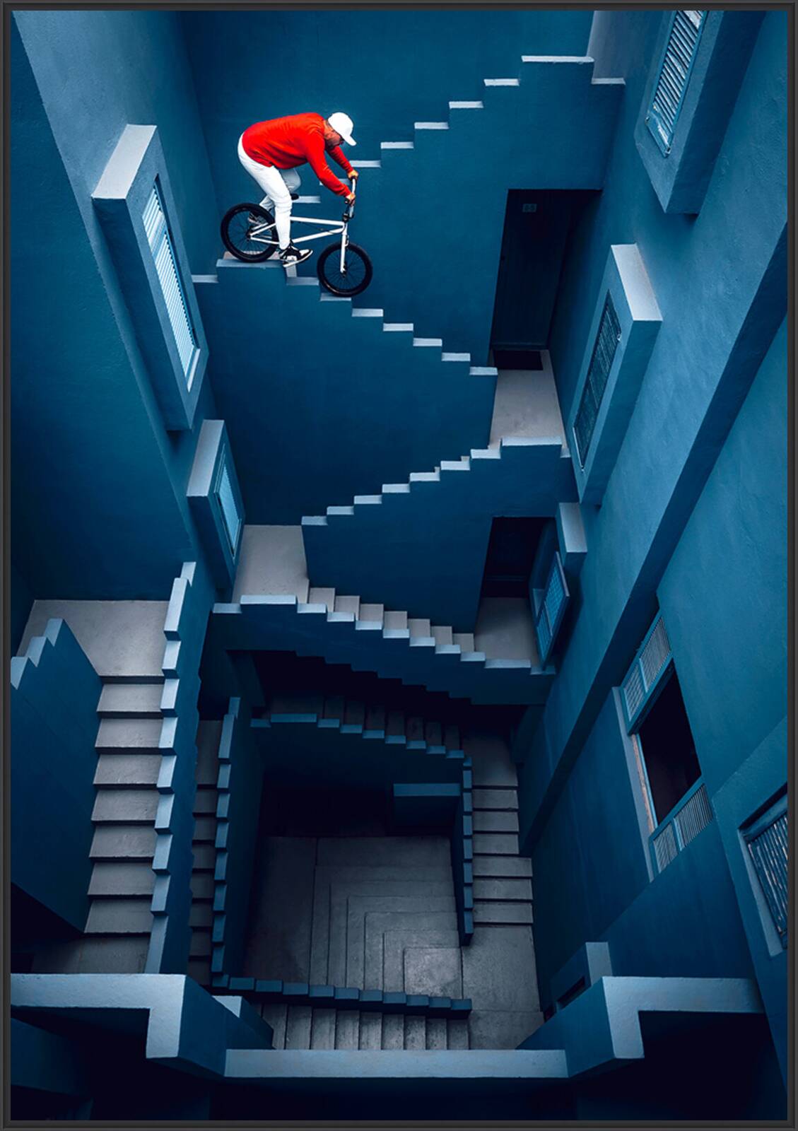 Escher´s Stairs by Lorenz Holder - Limited Edition. Edition of: 150. Signed.