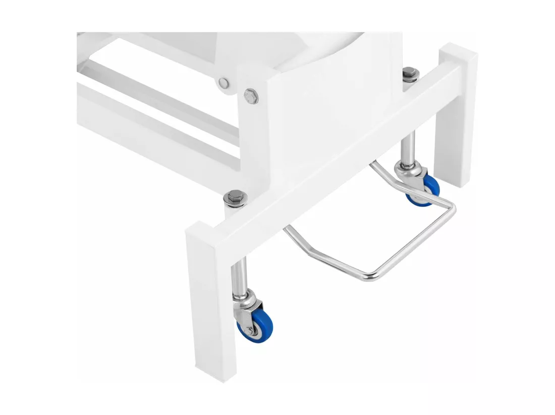 Table de massage professionnel métal blanche 208 x 37 x 53 cm 14_0003631