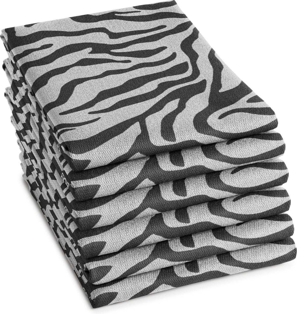 DDDDD theedoek Africa zwart 60 x 65 cm