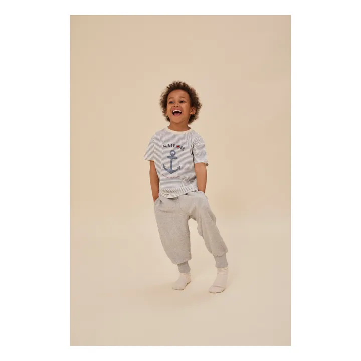 Konges Sløjd Jogger Loupy Lou Coton Bio | Gris chiné