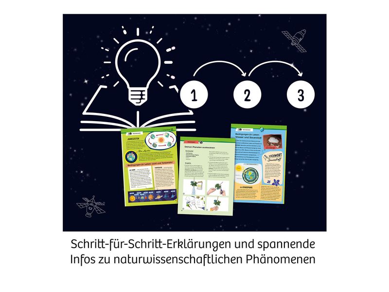 Kosmos Experimentierkasten Living Planet Experimente zu Planeten und Leben