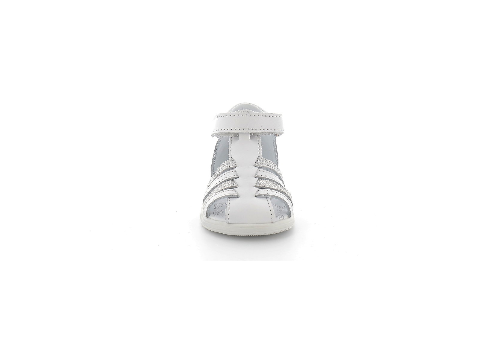 Bopy-ROCLETA Cuir Blanc Argent