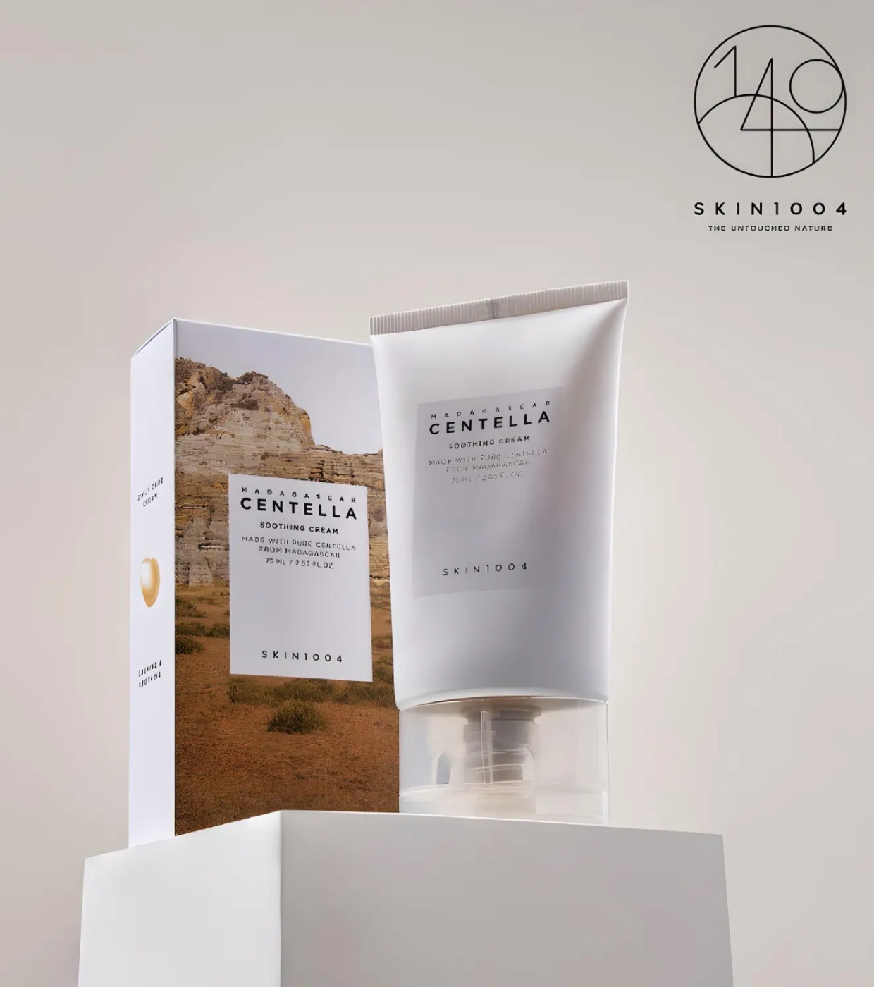 SKIN1004 - Creme facial hidratante com textura em gel com Centella Asiática de Madagascar