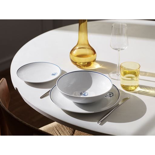 Royal Copenhagen Blueline Coupe Desserttallerken, Ø19 cm