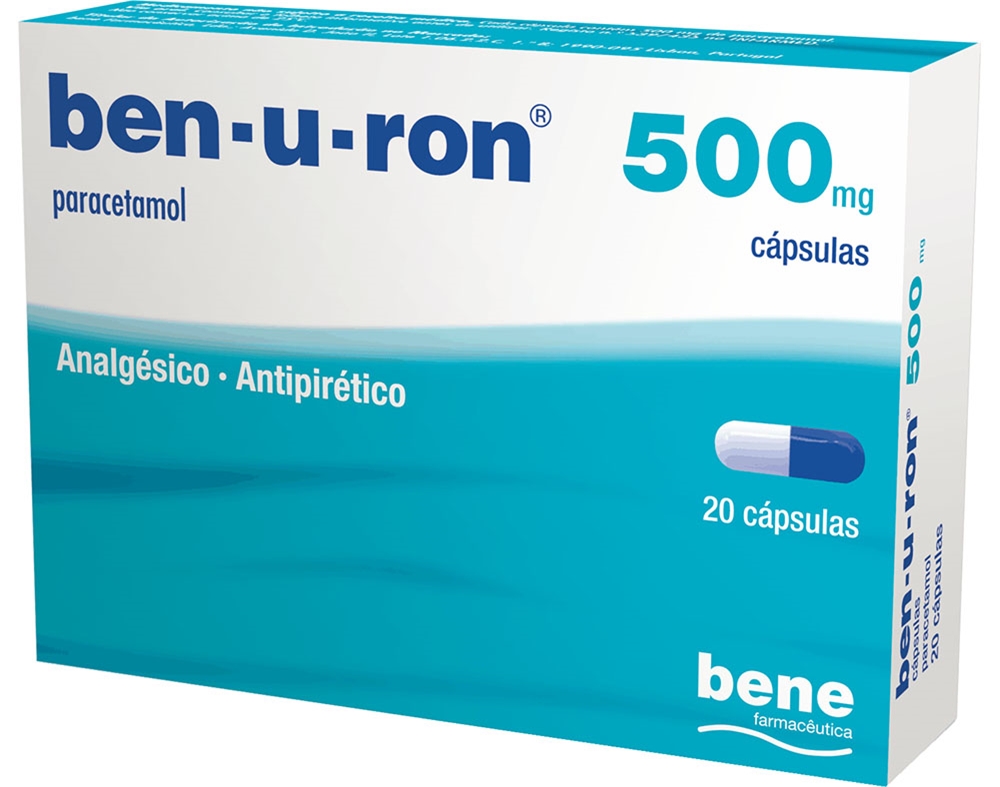 CÁPSULAS BEN-U-RON 500MG 20UN