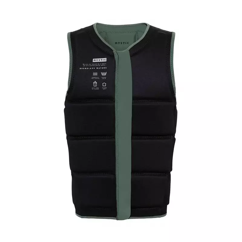 Gilet impact MYSTIC Star Fzip Wake Dark Olive