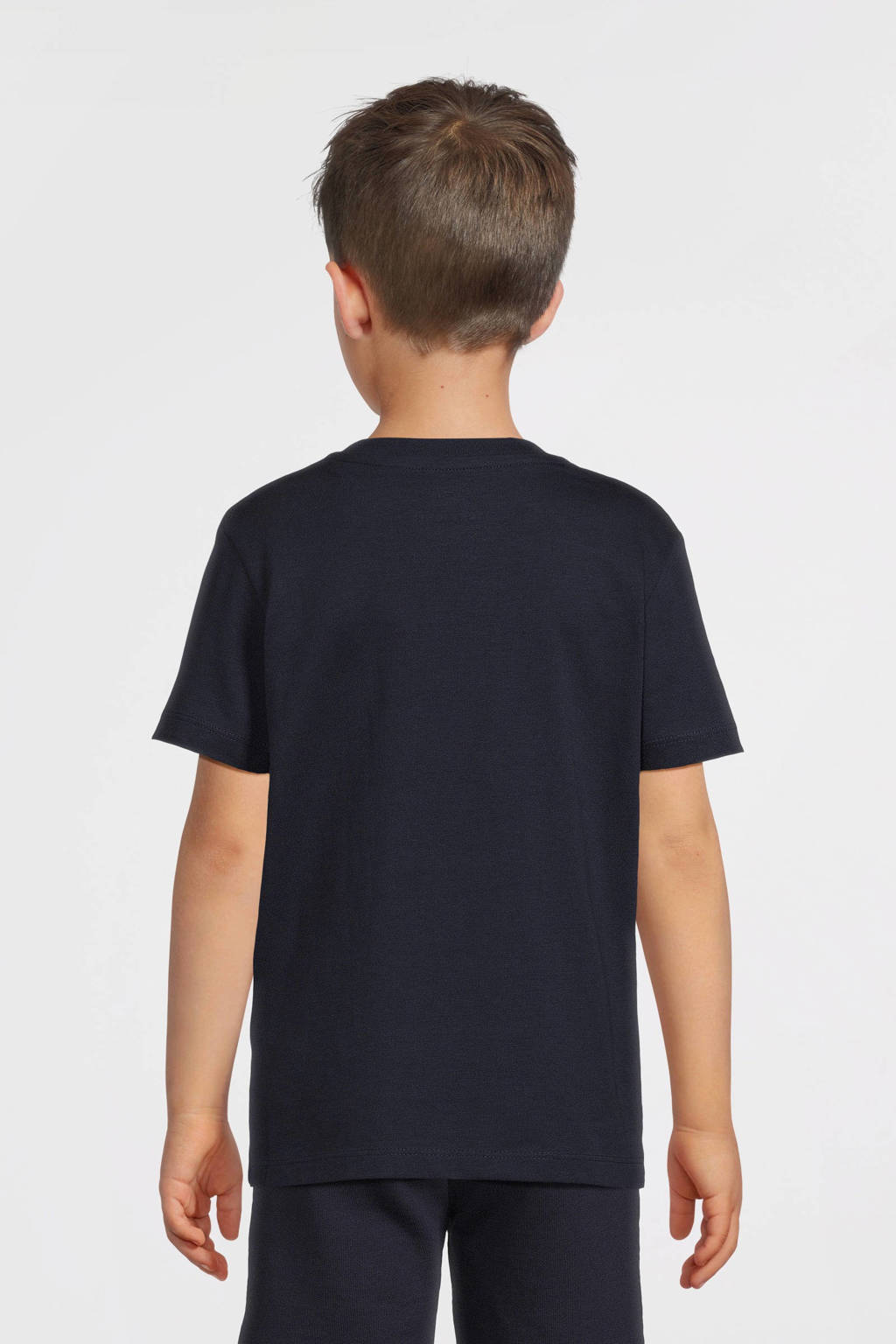 JACK & JONES T-shirt JCOKAPPER met logo donkerblauw