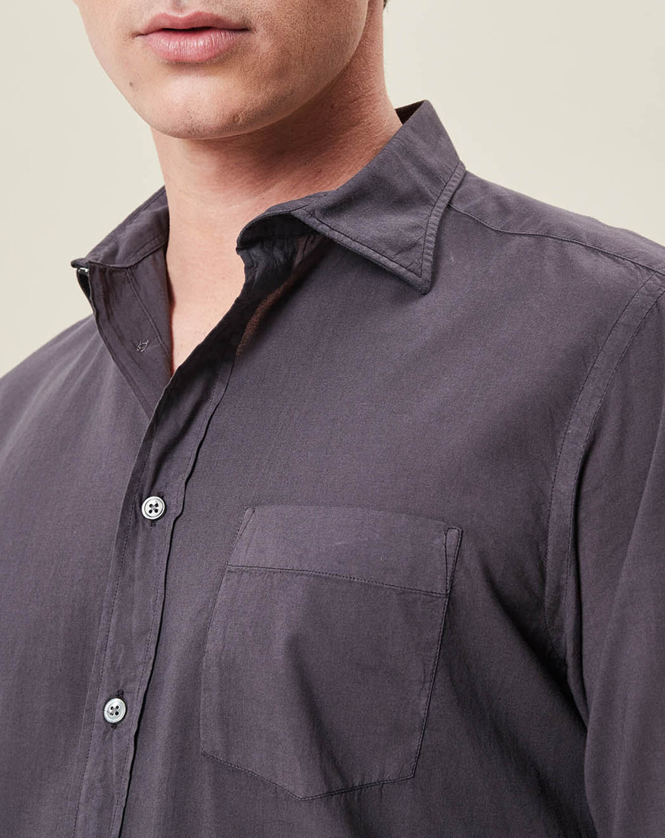 Hartford Chemise Regular Paul Pat carbone