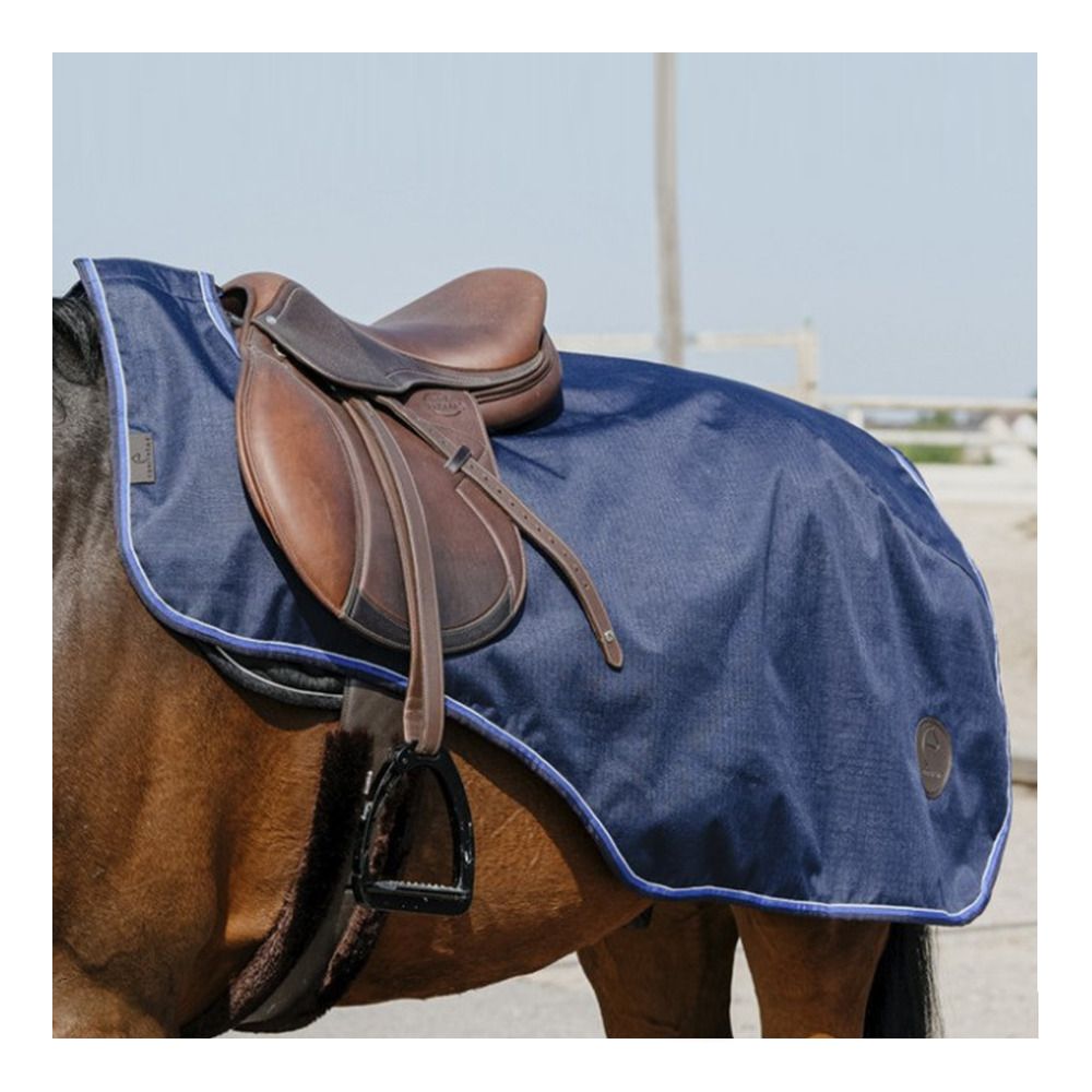 Equitheme CLASSIC 600D - Couvre-reins marine