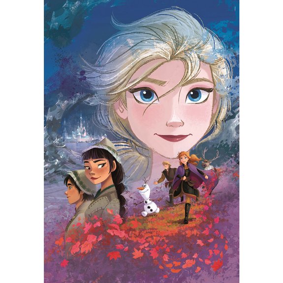 Puzzle SuperColor 180 pièces - La Reine des Neiges 2