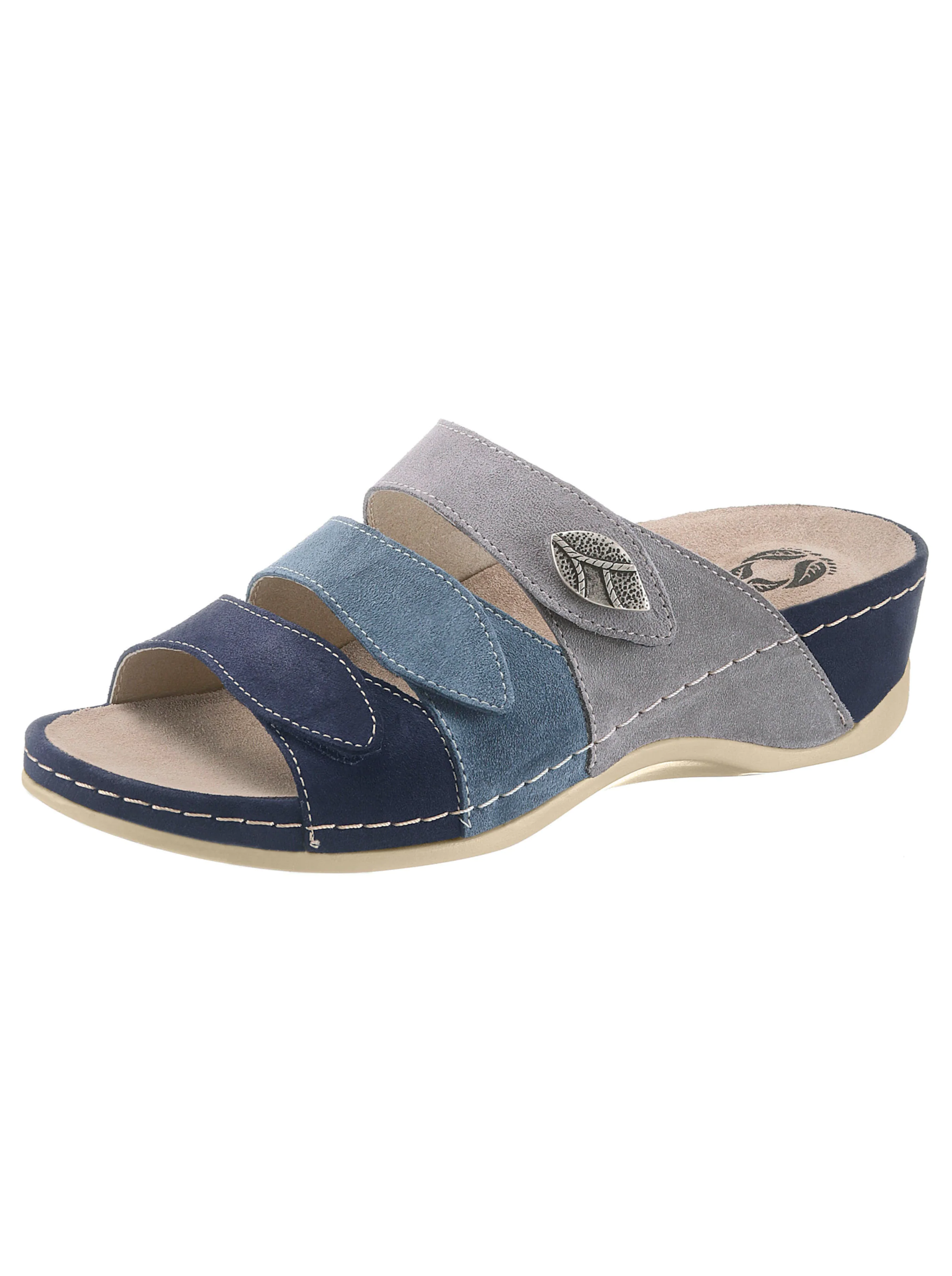Mubb Pantolette in blau-grau