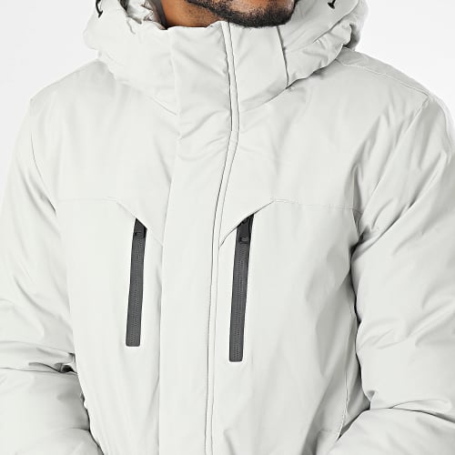 Parka Capuche Gris