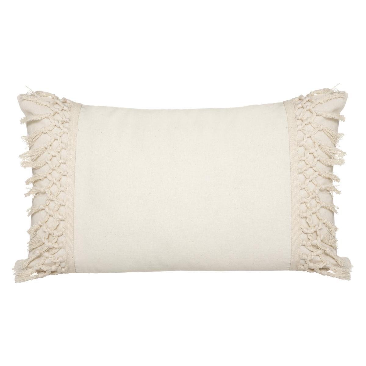 COUSSIN COTON MACRAME IVOIRE 30X50CM