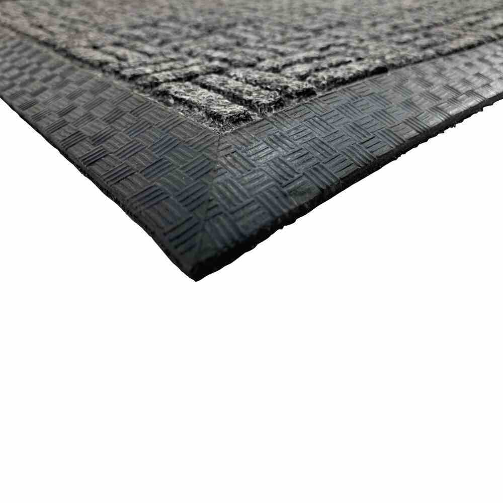 Außenmatte QUADRO - anthrazit - 45x75 cm