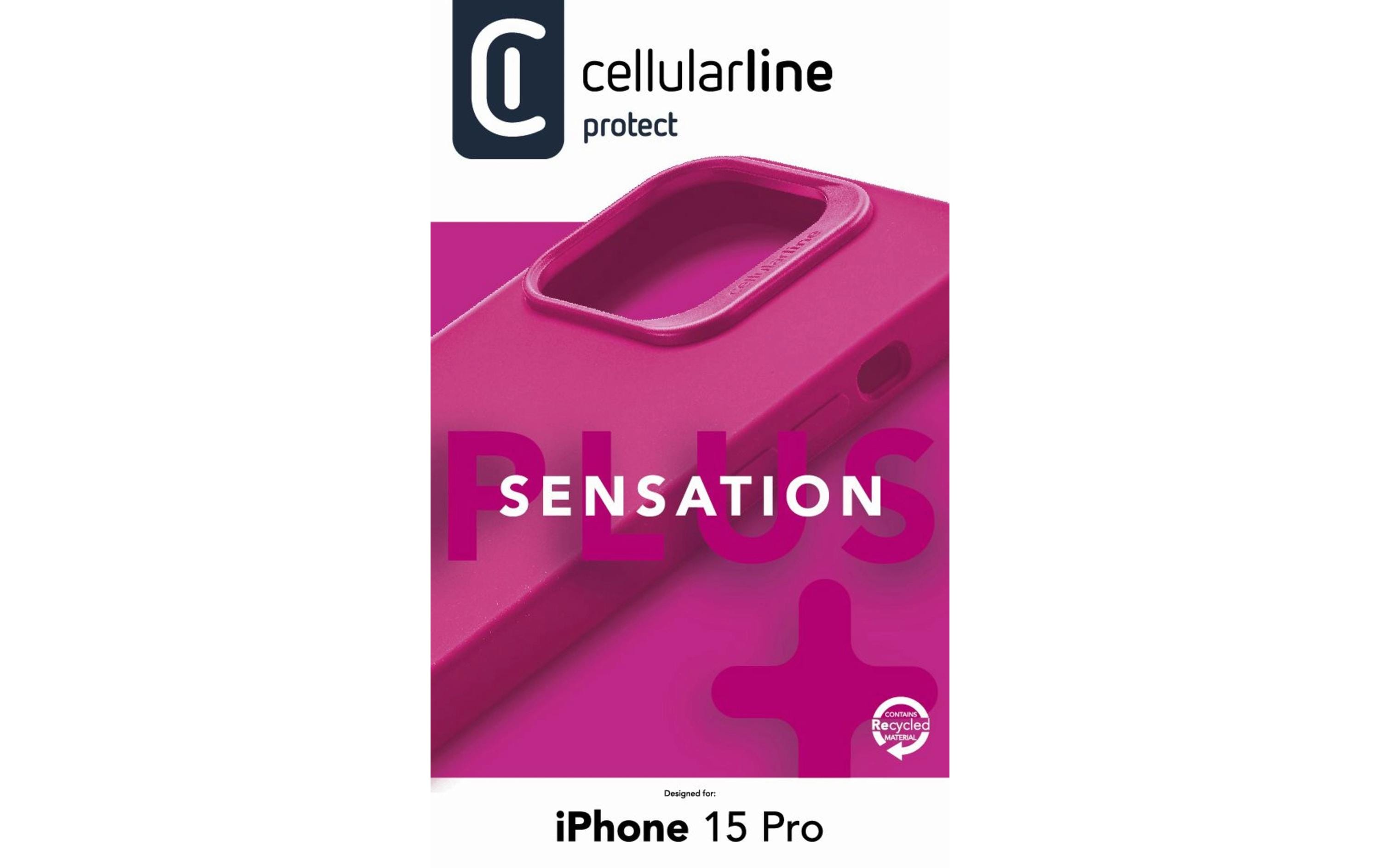 Back Cover Sensation+ iPhone 15 Pro PinkSchutzhülle für das Apple iPhone 15 Pro