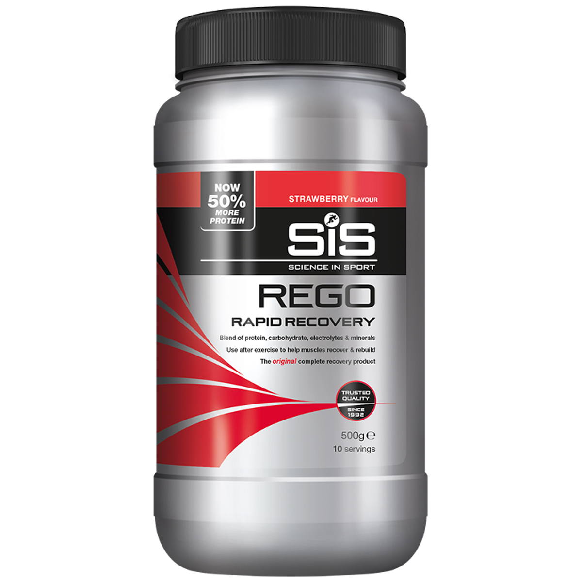 SIS Rego Rapid Recovery restitutionspulver jordbær - 500 g