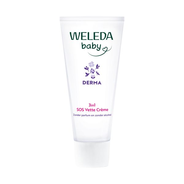 Weleda Crème - Baby Derma 3in1 SOS Vette Crème - 50 ml