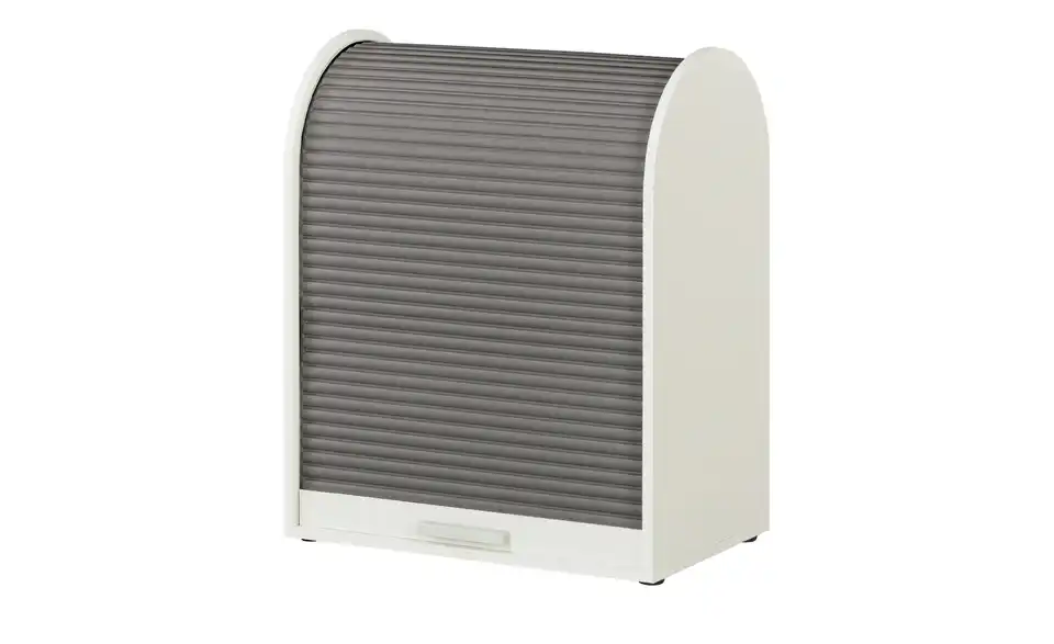 Jalousieschrank Euphrat 86 cm 69 cm Weiß, Graphit