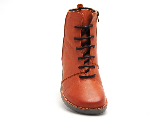 Chacal boots bottine plates femme 6014 6411 orange