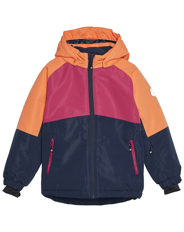 Funktions-Winterjacke SNEDRIVE in pink/dunkelblau