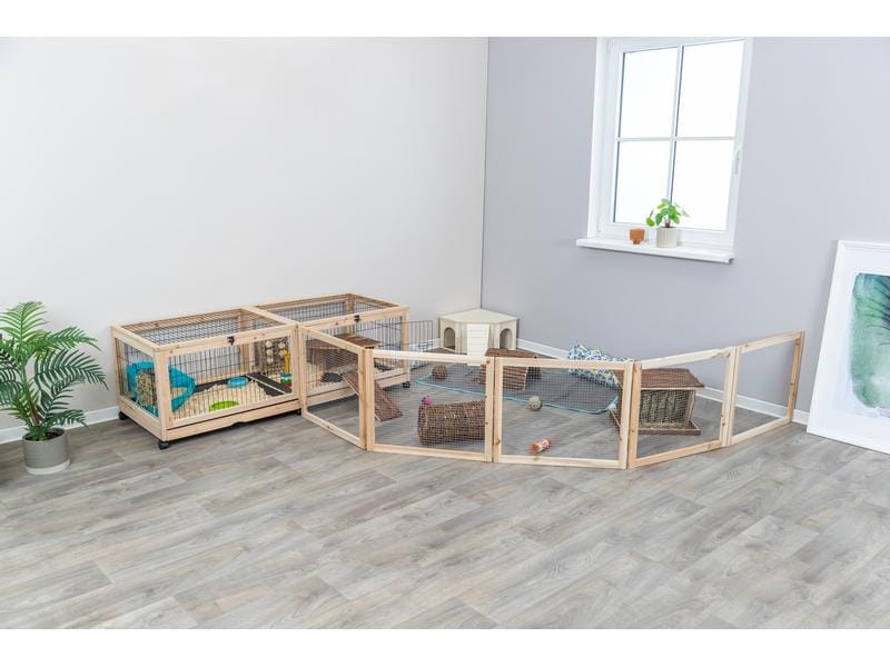 Trixie Freilaufgehege 150 x 50 x 60 cm, Holz/Metall, Indoor Optimal als Schlafdomizil
