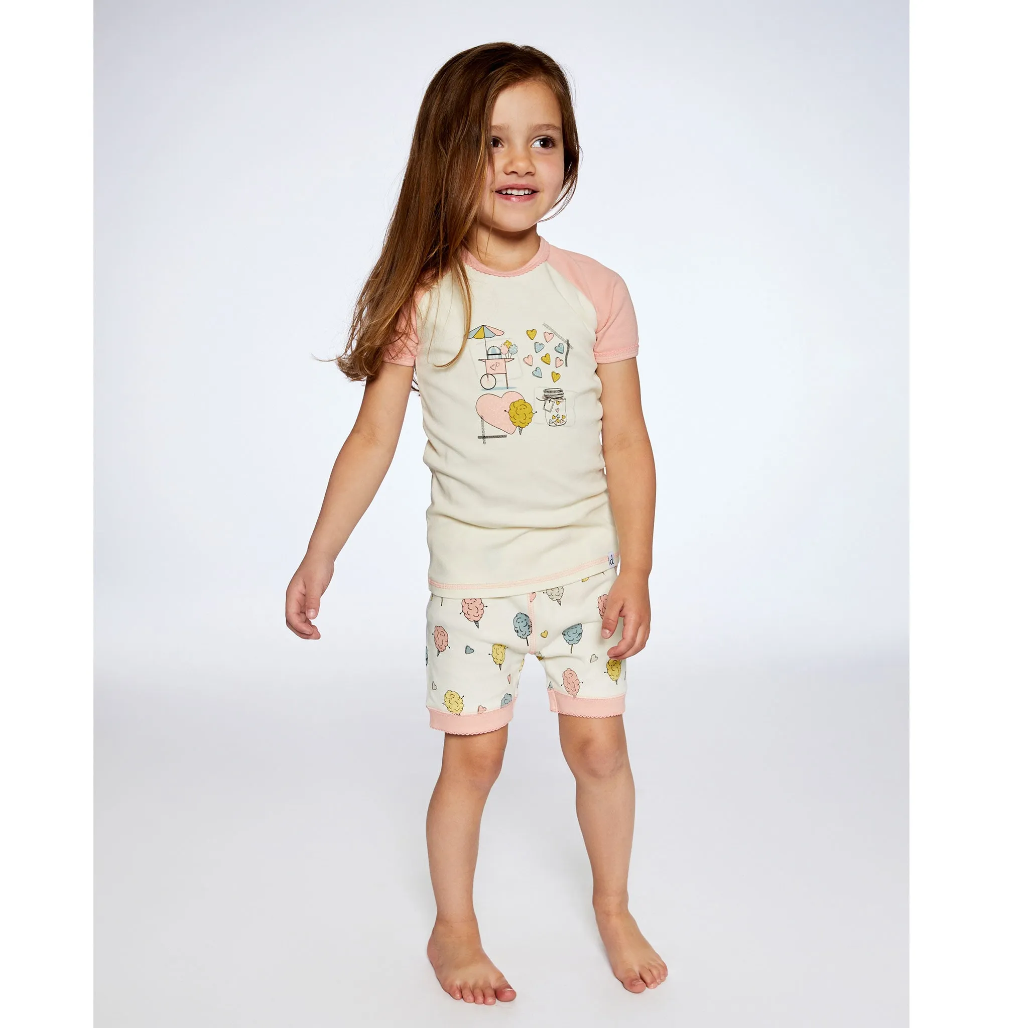 Deux par Deux Pyjama Barbe À Papa 3-6ans