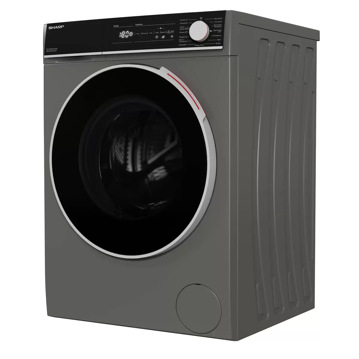 Waschmaschine 8kg Sharp ES-NFH814CADA-DE Dunkelgrau