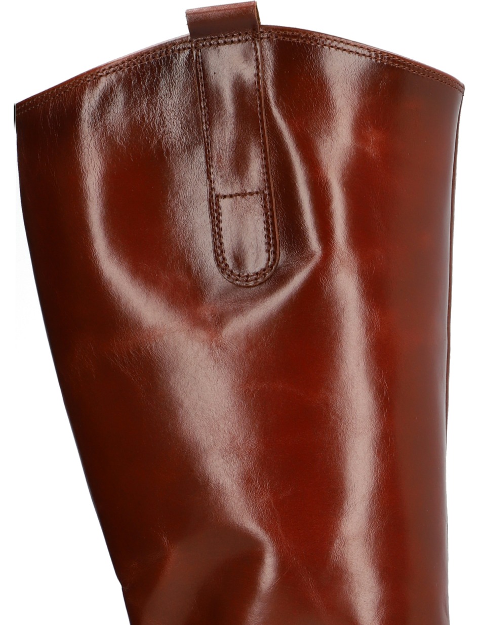 Glattleder Stiefel