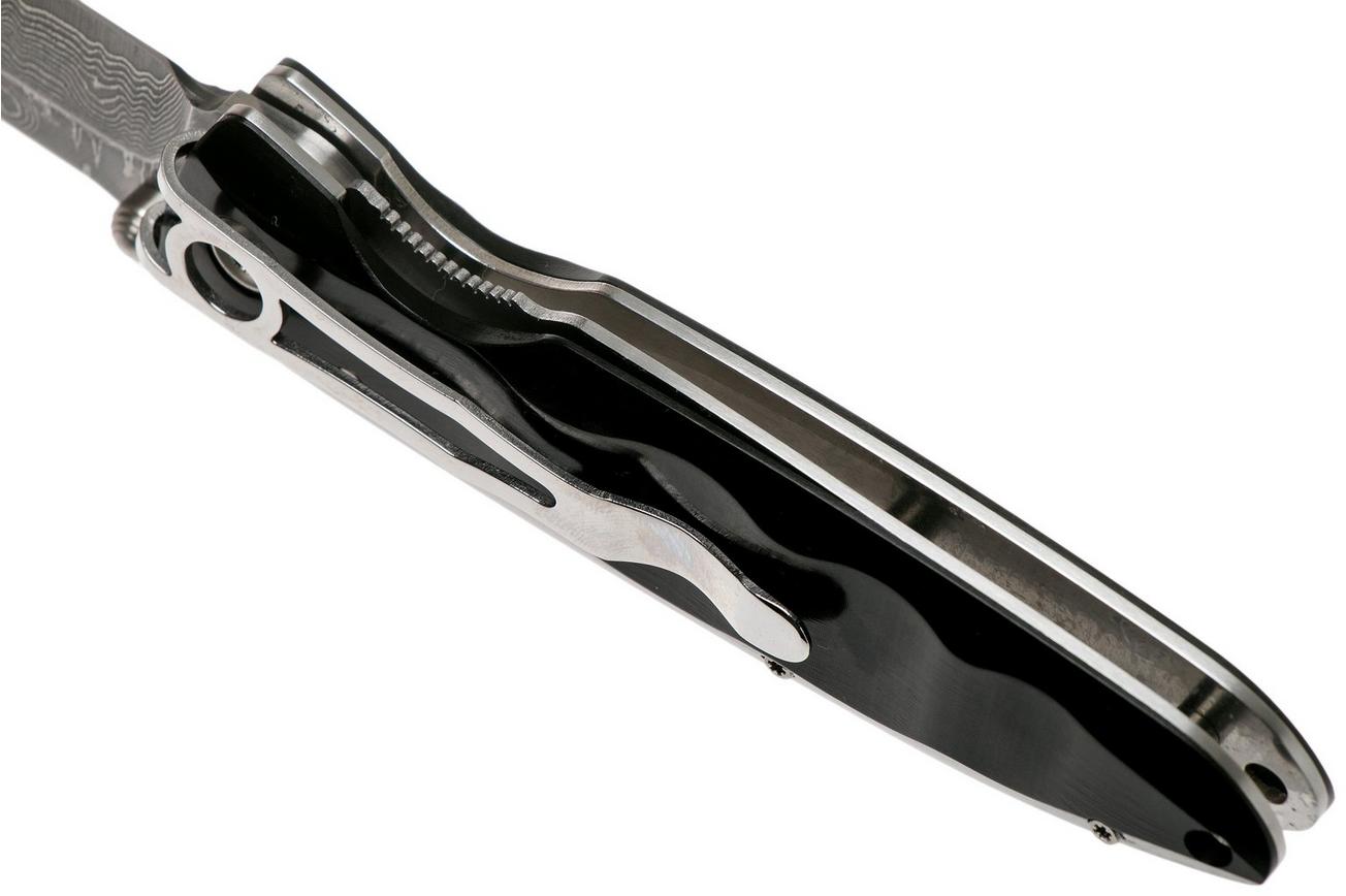 Mcusta MC-17D Classic Wave, black pakkawood, herenmes